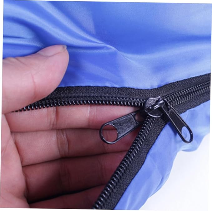 STOBAZA Winter Thickened Outdoor Camping for Adults Lightweight Hiking Sleep Sack with Drawstring Hood Cold Weather Gear for Backpacking and Trekking