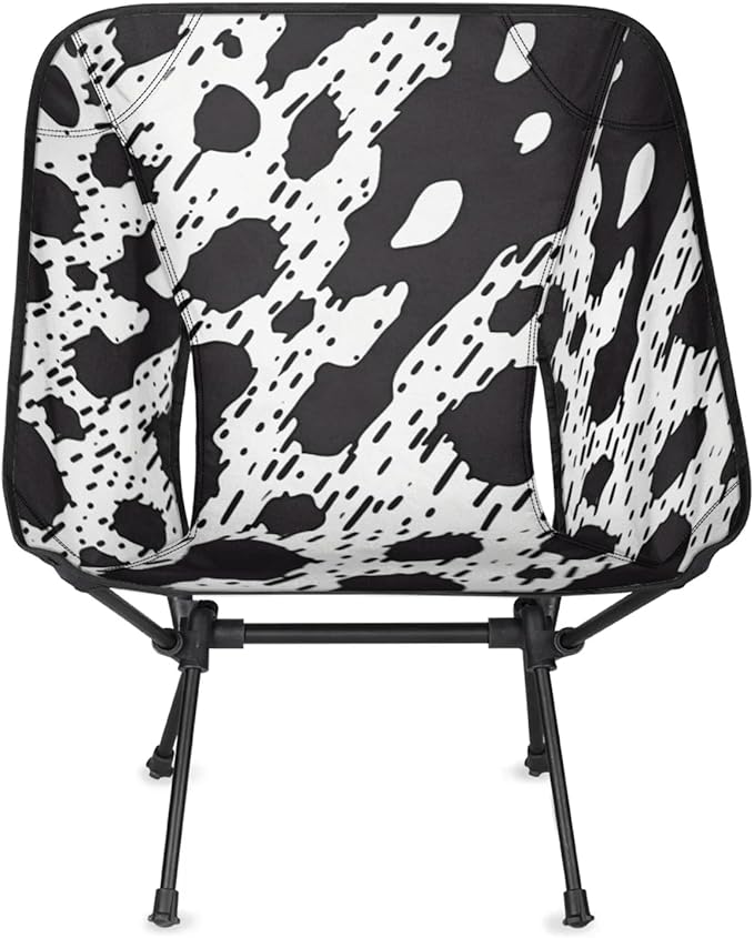 Honeybaby Folding Camping Chair Abstract Leopard Print Camping Chairs Lightweight Portable Chair Outdoor Foldable Chairs for Camping Travel Picnic Beach Hiking