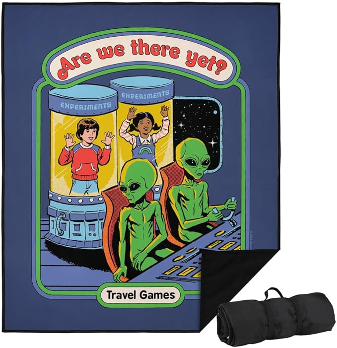 LOGOVISION Steven Rhodes are We There Yet Outdoor Blanket for Picnic Beach Camping Park Tailgate 50x60