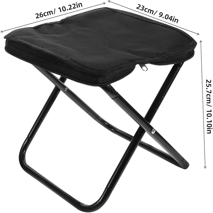 Cabilock Mini Portable Folding Stool Chair Lightweight Camp Seat for Outdoor Activities Fishing and Picnics and Easy to Carry for Travel