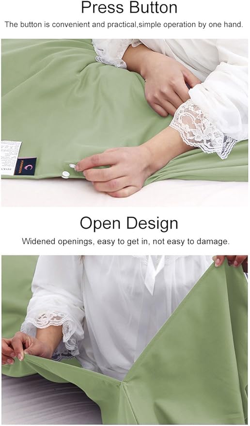 Sleeping Bag Liner Travel Sheets for Hotel Camping Sheets Travel Bed Sheets for Hotel Lightweight Single &ampDouble Compact Sleeping Bag Sack Breathable Travel Sleeping Bag for Hotels Adult Compact S