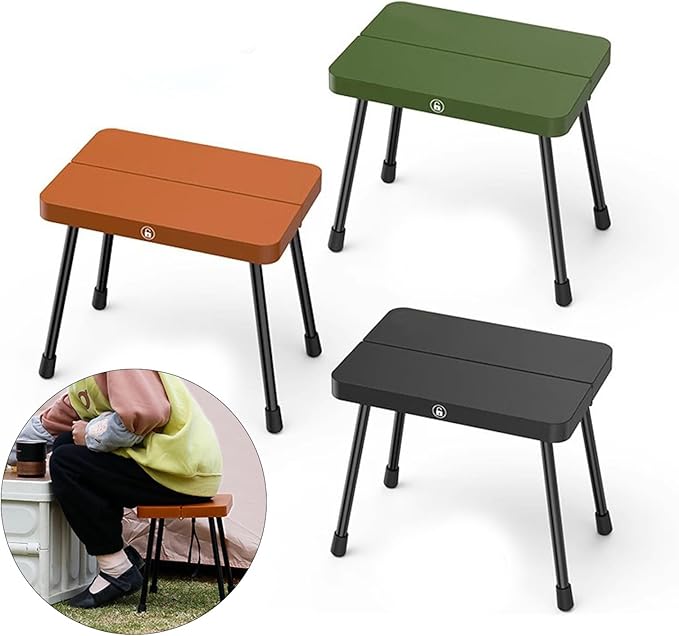 Folding Stool Travel Stools Portable Folding Camping Stool Light Weight Little Chair for Hiking Beach Garden Chair