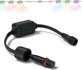 Signal Booster Driver Module for Govee Permanent Outdoor Lights Pro Compatible with H706A/H706B/H706C IP68 Waterproof 200ft Extension Plug-and-Play for Outdoor Holiday/Garden Lighting (Black)