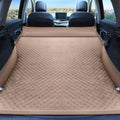 Inflatable Car Air Mattress Back Seat Bed for Ford Bronco Sport (CX430) 2021 2022 2023 2024 2025 2026 Portable Thickened Travel Camping Air Mattress Blow Up BedBeige-Bring Pillow
