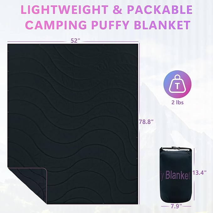 2 Pack Camping Outdoor Blankets