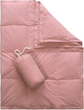 zzlamb Puffy Down Camping Blanket Water-Repellent Down Throw Travel Blanket Portable for Outdoor Light Warm Quilt for Couch Plane Car Theater Stadium Picnic RV Backpacking Hammock
