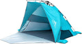 Three Bears Pop Up Beach Tent Sun Shade Shelter for 3-4 Person UPF 50＋ UV Protection Lightweight &amp Easy Setup Beach Shade Canopy Portable Beach Shade Tent Beach Cabana (Blue)