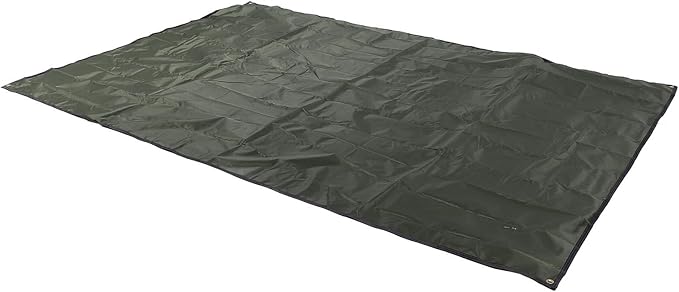Camping Tent Tarp Water Proof Beach Mat Tent Floor Saver Oxford Cloth Picnic Blanket Sunshade for Outdoor Camping Beach Picnic Family Gathering 240x220cm with Storage Bag (OD Green)