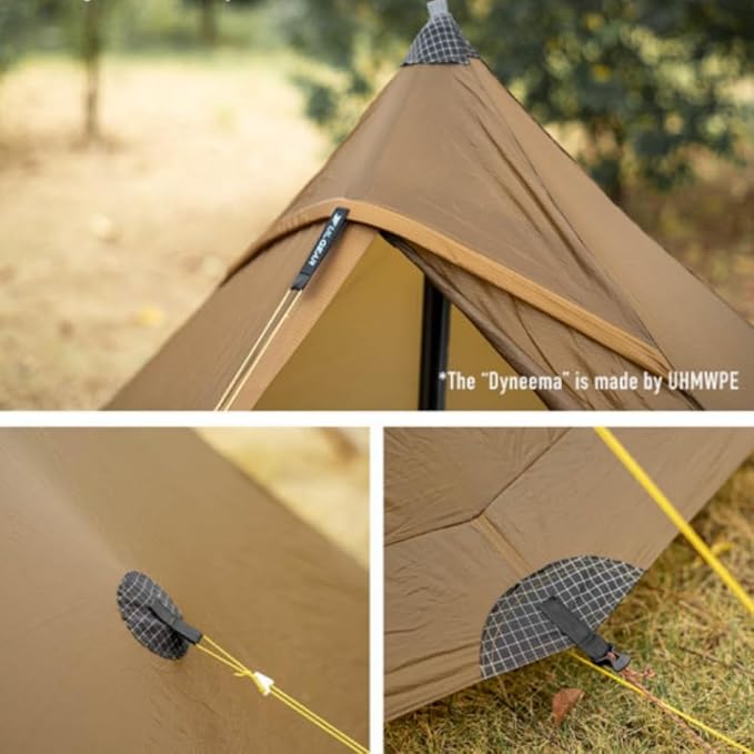 3F UL Gear LANSHAN 1PRO Ultralight Portable Tent for 1 Person20D Silpoly Waterproof Single Layer Tent for Outdoor CampingClimbingBackpackingHiking