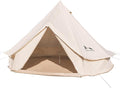 SOLSTUKUCanvas Tent Bell Yurt 4 Seasons for Camping with Stove Jack Breathable Holds up to 6 People Family Camping Outdoor Hunting Party