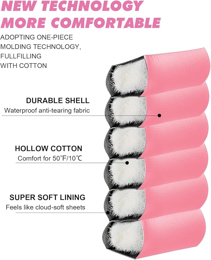 Lightweight 3-Season Sleeping Bag for Adults/Kids Camping Compact w/Compression Sack Waterproof Ripstop Portable for Backpacking Hiking Travel