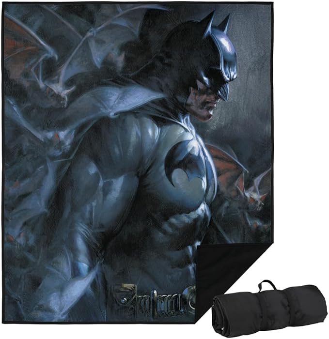 LOGOVISION Batman and Bats Outdoor Blanket for Picnic Beach Camping Park Tailgate 50x60