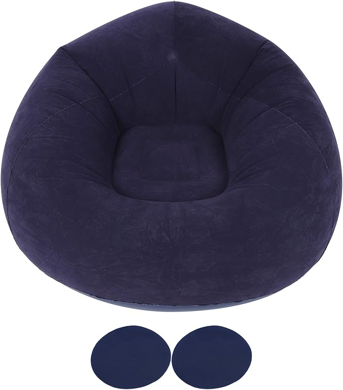 Inflatable Couch Inflatable Chair Single Spherical Blow up Chair Camping Lounge Chair Portable Beach Chairs for Traveling Picnic Chairs for Dorm Room Outdoor Travel Camping Picnic