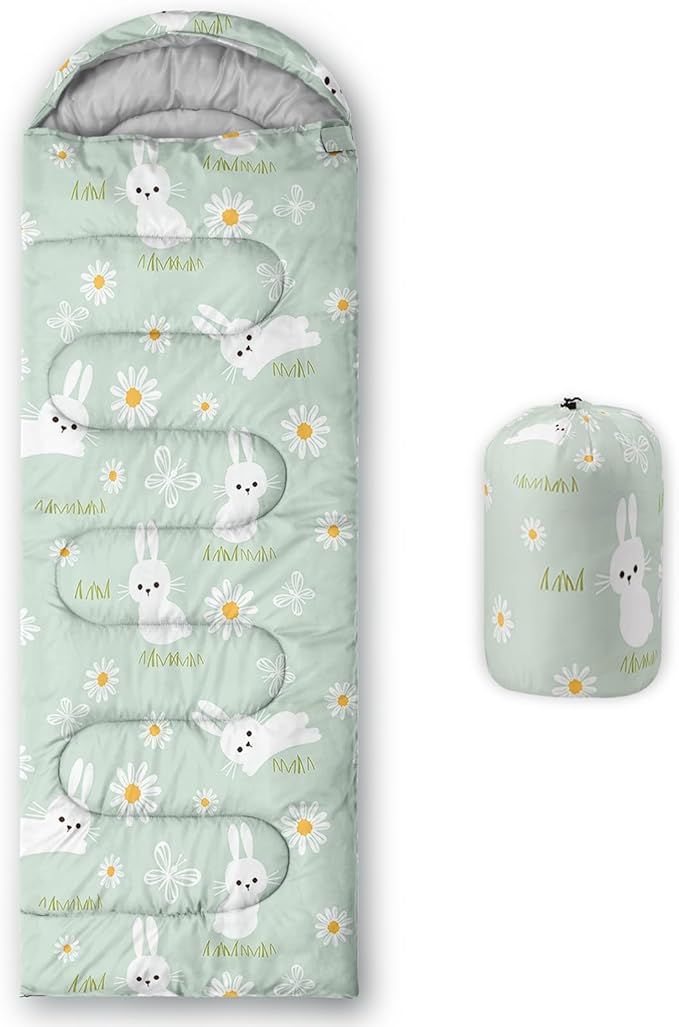 AILONEN Cartoon Car Sleeping BagsLightweight &amp Waterproof3 Season Warm &amp Cool WeatherCute Stars Printed Vehicles Transportation Sleeping Bags for BoysKidsAdults TravellingOutdoors