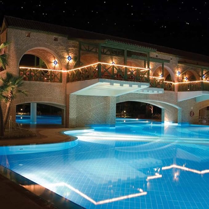 WAC Landscape Lighting LED 24V PRO Outdoor IP68 Submersible Strip Light 3500K Cool White Built-in LED 5ft Length