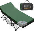 CYMULA Camping Cot Mattress 2in Memory Foam Sleeping PadSoft Warm Non-Slip Camping Mattress Topper with Retaining for AdultsPortable Roll up Pad for Travel(75 x30)（only Mattress）