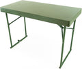 Creative Outdoor Heavy Duty Camping Table Lightweight Outdoor Camping Table Portable Perfect for Camping Lawn Picnic and Fishing (Table Green)