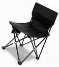 Sturdy Camping Folding Chair with Oxford Cloth Beach Picnic Mountaineering Fishing Folding Stool Portable Outdoor Stool Leisure (Black 39x39x65cm/15.35x15.35x25.59in)