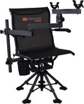NEXCAM® AXIS SG 360 Ultimate Shooting Chair with AXIS V2 Shooting Rest. Rocking Chair. Dual-axis Swivel and Tilting Chair. Camp. Fish. Hunt. Patent Pending