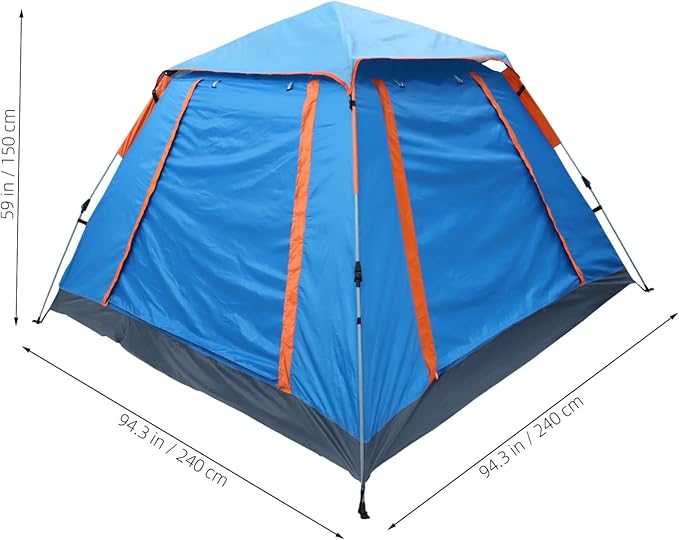 POPETPOP 1Set Portable Outdoor Automatic Camping Tent Convenient Design for People for Hiking Beach and Outdoor Adventures Durable
