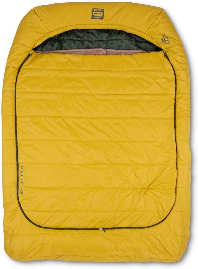 Kelty Tru.Comfort Doublewide 20 Degree Sleeping Bag – Two Person Synthetic Camping Sleeping Bag for Couples &amp Family Camping