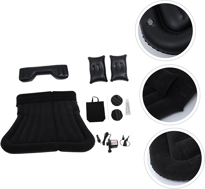1Set Car Inflatable Mattress Portable Outdoor Air Mattress for SUV Travel Comfortable Design for Camping and Road Trips Durable Skin Friendly Materials Easy to Store