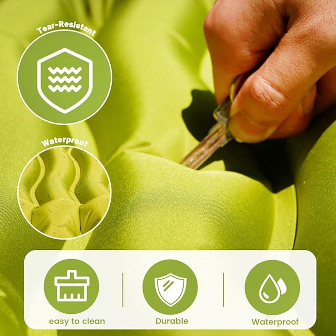 Camping Air Bed for Lexus NX 2015-2025 SUV 5-Seater Easy Hand/Foot Inflation Thick Padding Portable Air Bed for Outdoor Sleeping and TravelGrey