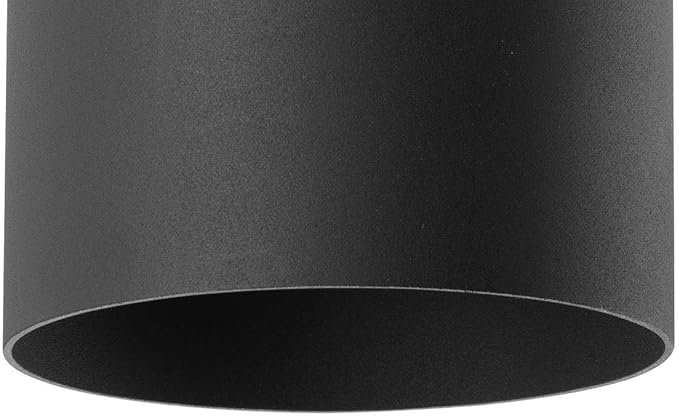 Cylinder Collection 5 Modern Outdoor Up/Down Wall Lantern Light Black