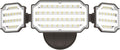 LEPOWER 4500LM Outdoor Flood Lights 45W LED Flood Light Exterior Flood Lights Switch Controlled 5000K 3 Adjustable Heads IP65 Waterproof Outdoor Lights for House Garage Yard Brown
