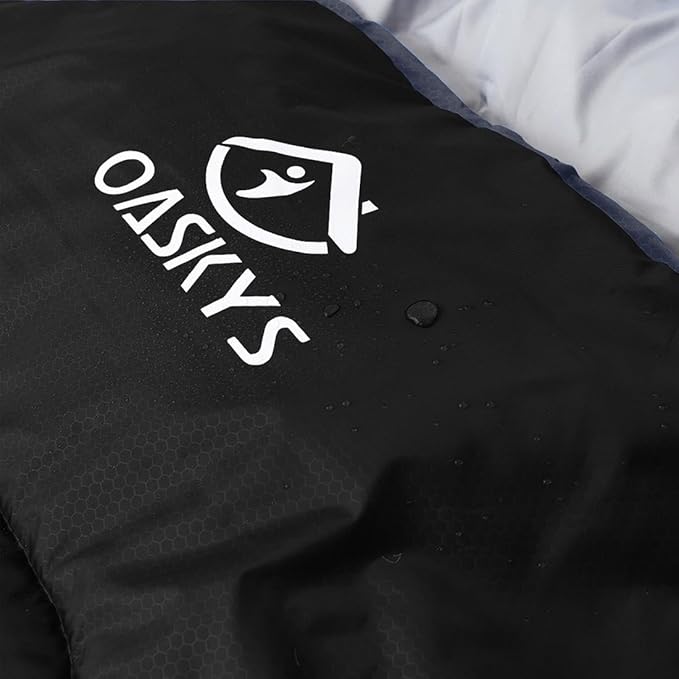 oaskys Camping Sleeping Bag - 3 Season Warm &amp Cool Weather - Summer Spring Fall Lightweight Waterproof for Adults Kids - Camping Gear Equipment Traveling and Outdoors