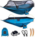 Professional Camping Hammocks with Mosquito Net Lightweight Double for Camping Hiking &amp Backpacking | Includes Two 10 FT Tree Straps 230T Nylon Design