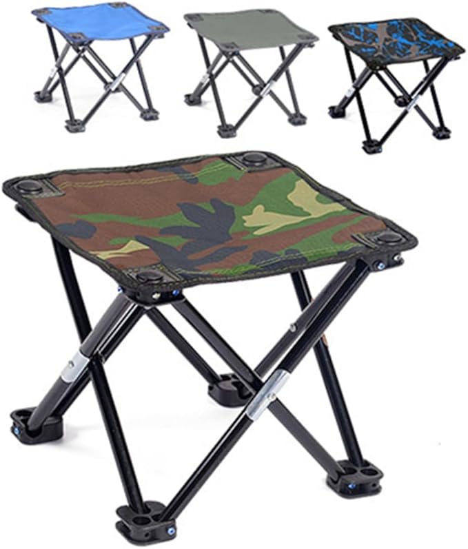 BESPORTBLE Portable Camouflage Fishing Chair Large Folding Stool for Camping Hiking and Lightweight and Sturdy Outdoor Gear