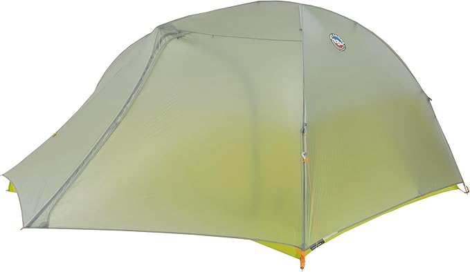 Big Agnes Tiger Wall Platinum Backpacking Tent - Lighter Than Ultralight 3-Season Semi-Freestanding Double Door Tent