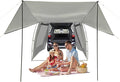 SUV Camping TentFoldable Car Awning Outdoor Tent with 3 Storage BagsCar Tent Attachment for Camping15.91x7.87x6.4 Ft