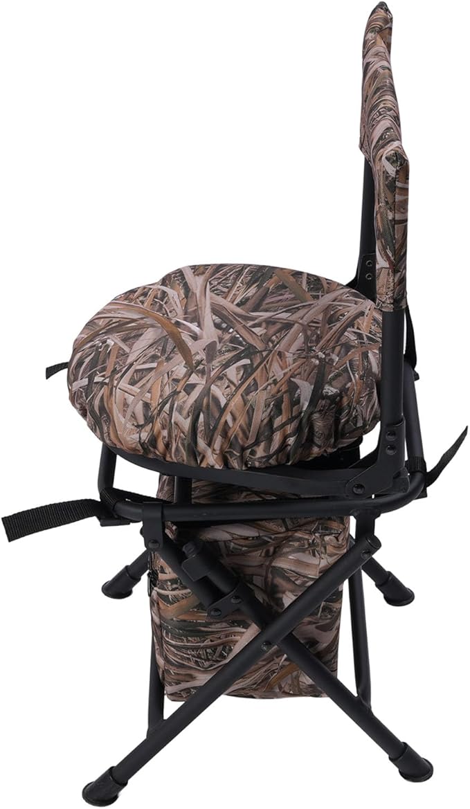 Lightweight Folding Chairs for Outside 360 Degree Camping Chair Portable Fishing Chair Foldable Compact Fishing Stool for Outdoor