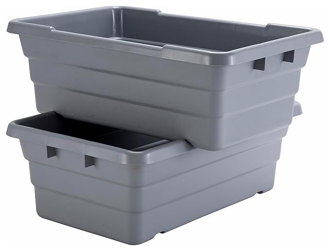 Winco Lug Box / Bussing Tub Gray