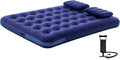 DIMAR GARDEN Full Size Camping Air Mattress Inflatable Bed with PillowInclude Hand Pump