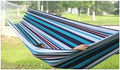 Outdoor Garden Cotton Hammock Double Hammock Lengthen and Widen 260 x 80 cm Up to 150 kg for Travel and Garden