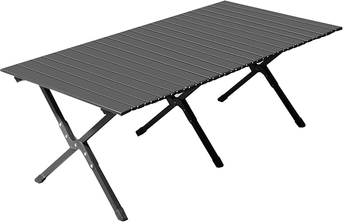Portable Folding Camping Table for Outdoor Use – Lightweight Picnic Table with Sturdy Steel Frame Easy Setup for Hiking Beach BBQ and Backyard Events