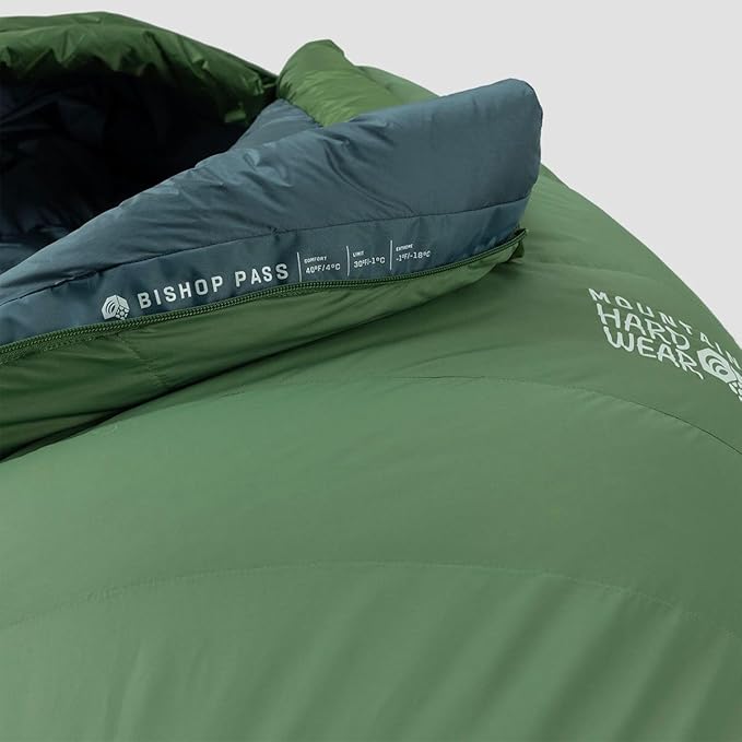 Mountain Hardwear Bishop Pass Sleeping Bag: 30F Down Fernwood Long/Left Zip