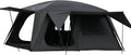 Vidalido 4-6 Person Camping Tent with 3 Door 2 Room Large Family Cabin Tents Double Layer Waterproof Portable Glamping Tent Big Tents for Outdoor Camping Hiking and Backpacking