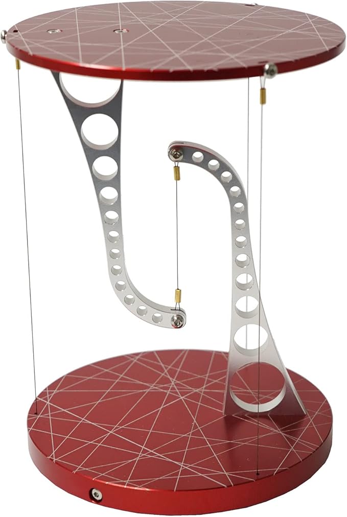 Kontax Tensegrity Table3.6D x 3.6W x 4.96H in Maroon