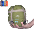Warm Weather Sleeping Bag - Portable Waterproof Compact Lightweight Packable for Kids Teens Adults Camping Backpacking Hiking Spring Summer Fall