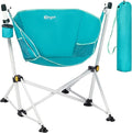 Portal Hammock Camping Chair Folding Rocking Chair Portable Swinging Chair with Cup Holder for Outdoor Lawn Backyard Patio Car Camp Sports ConcertsSupport 350 lbs Blue