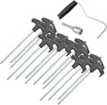 HANABASS 1Set Heavy Duty Tent Stakes for Camping Durable Lightweight Tent Pegs for Securing Tents Awnings and Canopies Reusable Ground Anchors for Outdoor Use