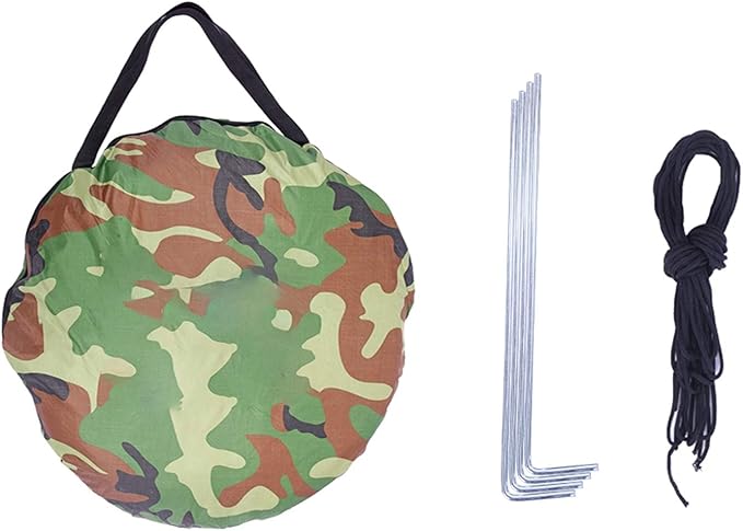 Portable Pop Up Privacy Shower TentInstant Portable Outdoor Rain Shelter with Carry BagCamp Toilet for Hiking &amp BeachLightweight &amp SturdyEasy Set Up (Camouflage)