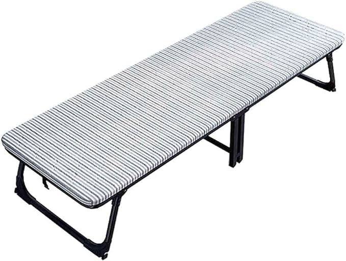 FWZJ Folding Recliner Sun Lounger Adjustable Recliners Chairs Simple Reclining Sun Lounger Chair Economical Lounger Chair Outdoor for Office Lunch Break Home Adult Nap-60cm Gr