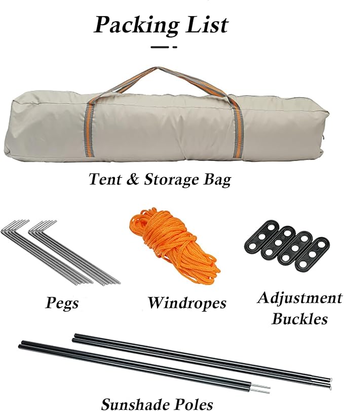 Instant Pop Up Camping Tent for 4-6 Person 2 Mesh Windows &amp 2 Doors Easy Set Up with Vestibule &amp Rainfly