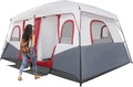 8-12 Person Outdoor Camping Tent 2 Room Portable Cabin Huge Tent with Carrying Bag Large Multi Room Family Tents for Camping Picnics Backpacking Hiking Car Traveling