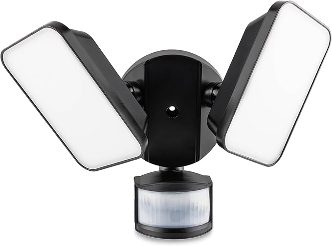 Maxlite Home MSL2HL LED Motion Sensor Security Light - Black Finish 2500 Lumens Flood Light Spot Lights Outdoor PIR Motion Sensor Dusk to Dawn Outdoor Lighting Exterior Lighting Fixtures